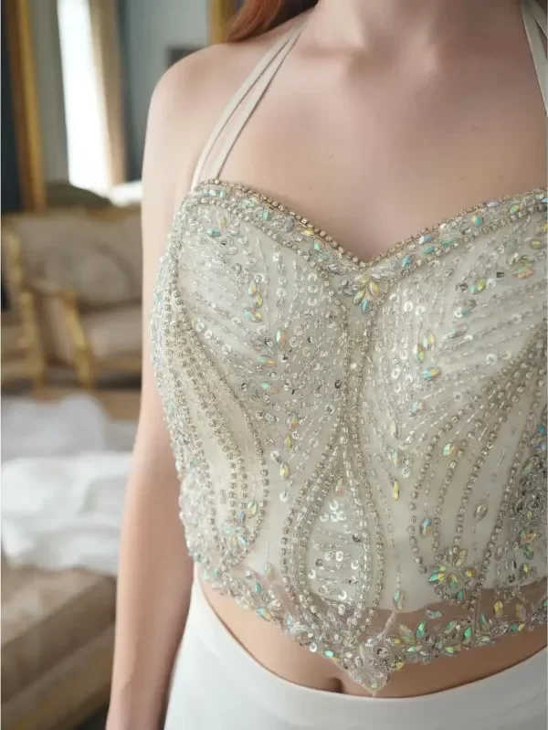 Producto - Vestido 2 piezas top bordado impactante - 5