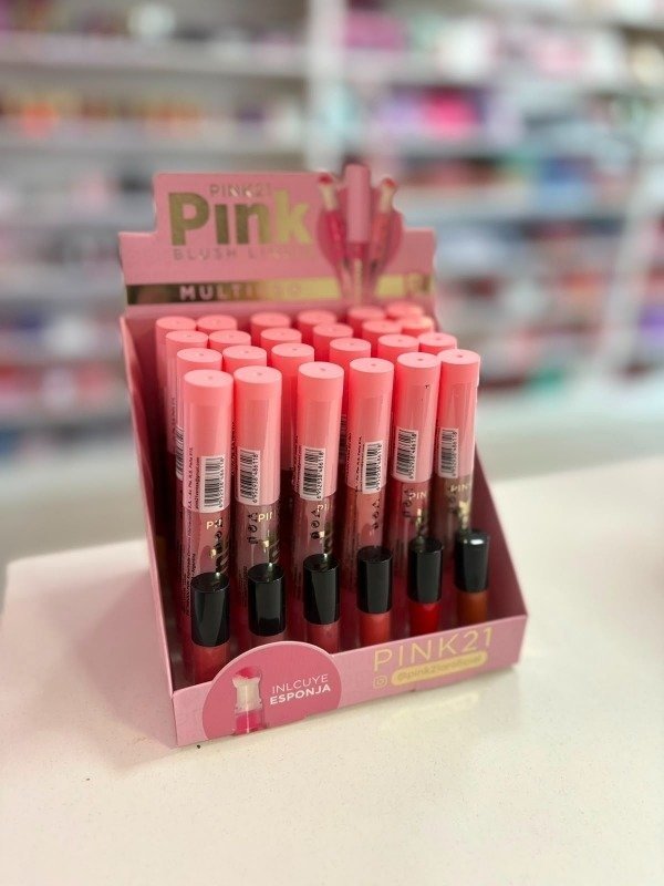 Producto - Caja Rubor con esponja x24u.PINK21