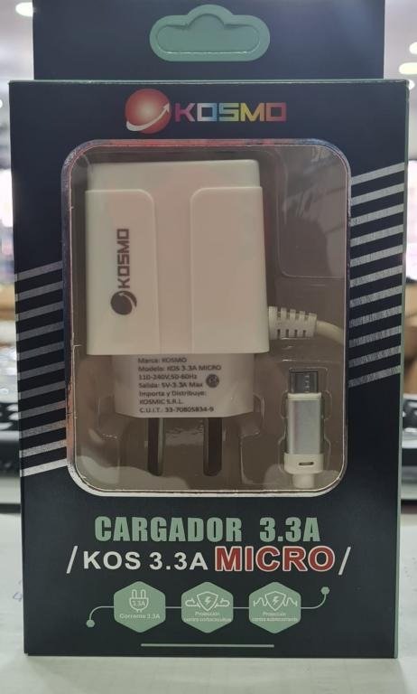 Producto - Cargador Kosmo 3.3 V8