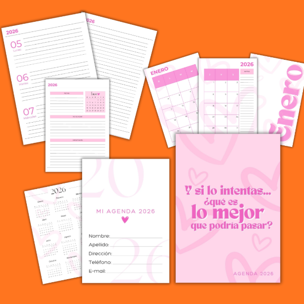 Producto - AGENDA 2026 PINK - DIGITAL