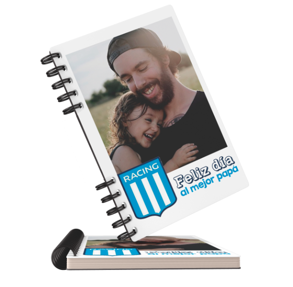 Producto - Cuaderno Racing A4 Fútbol Personalizado