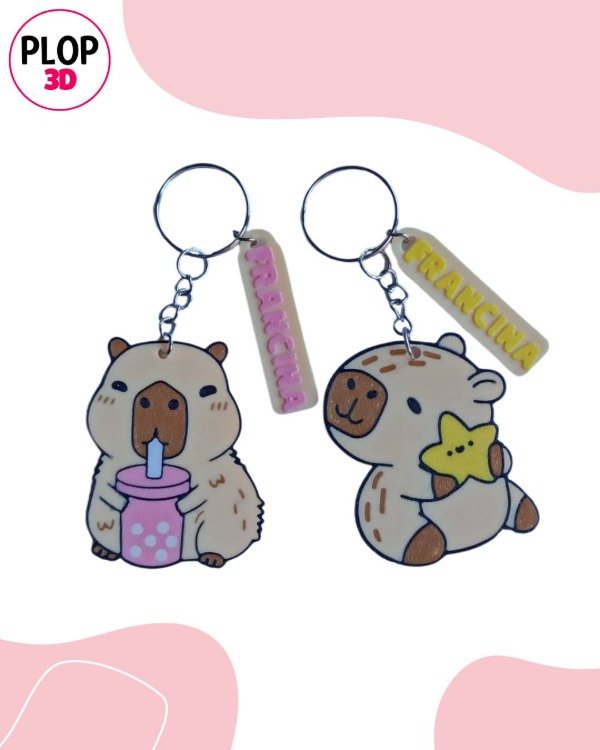 Producto - Llaveros CAPIBARA v2