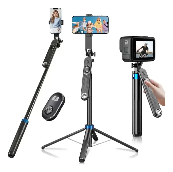 Producto - Palo Selfie Stick Tripode 180cm 360 Bluetooth Celular Gopro