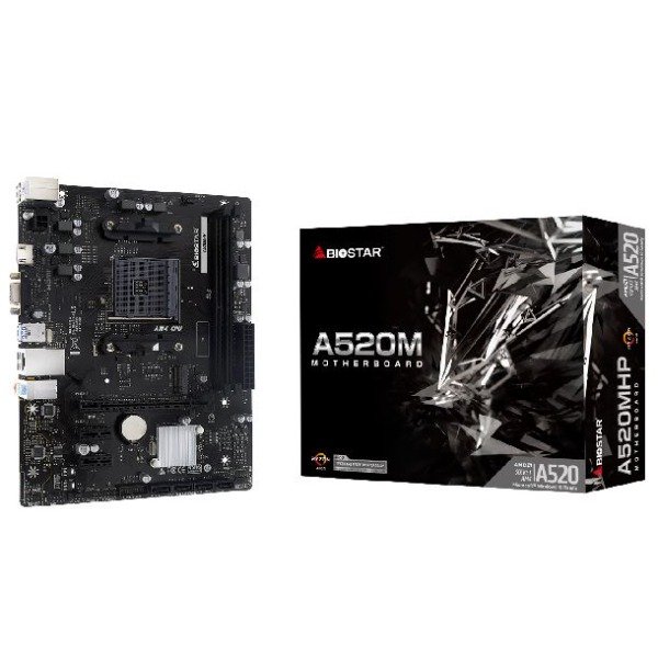 Producto - MB AMD AM4 PCBOX BY BIOSTAR A520MHP DDR4
