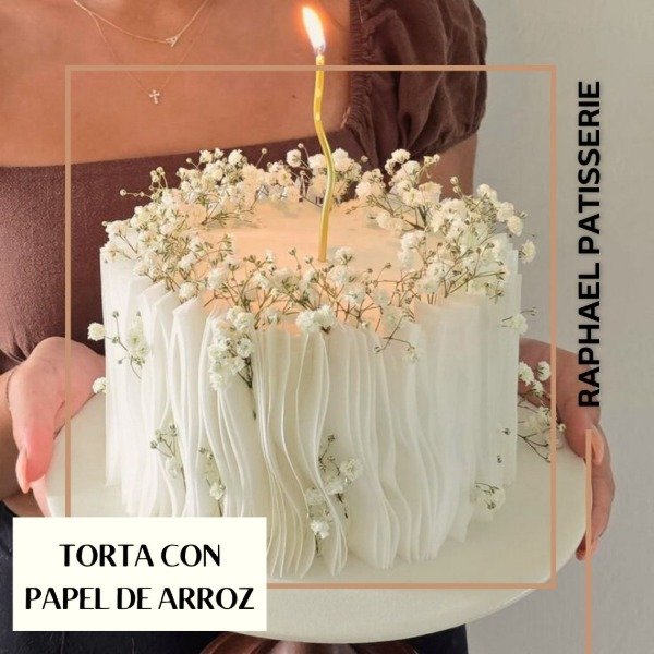 Producto - Torta tendencia papelitos