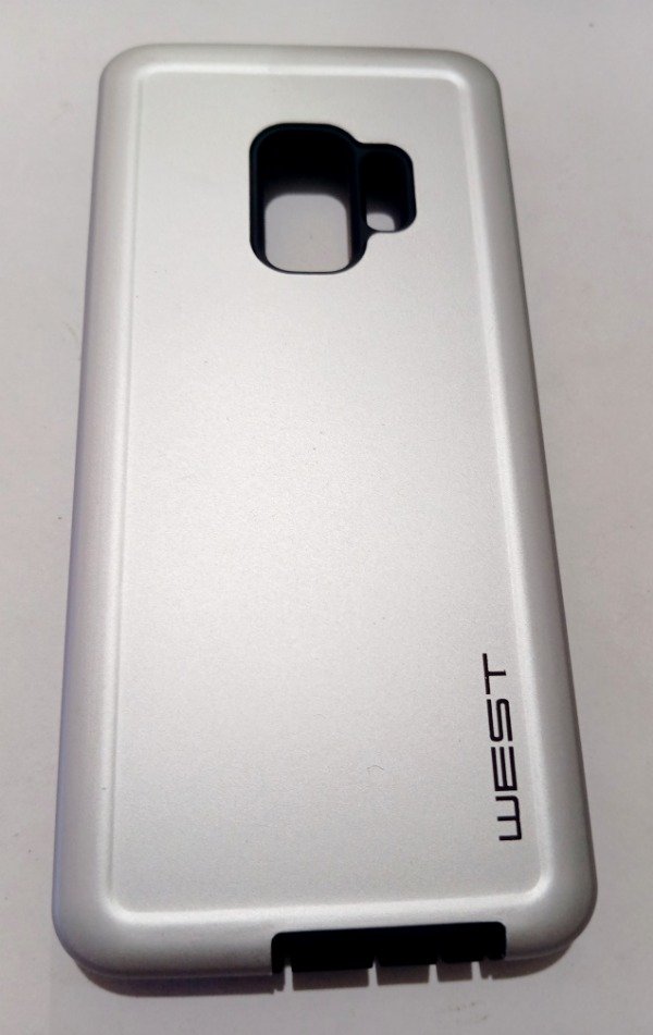Producto - Funda Plateado rígida de alto impacto para Samsung S9