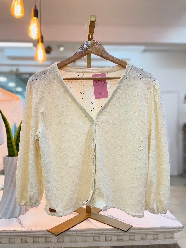 Producto - Saquito de broderi PLUS SIZE LAUREN 0417