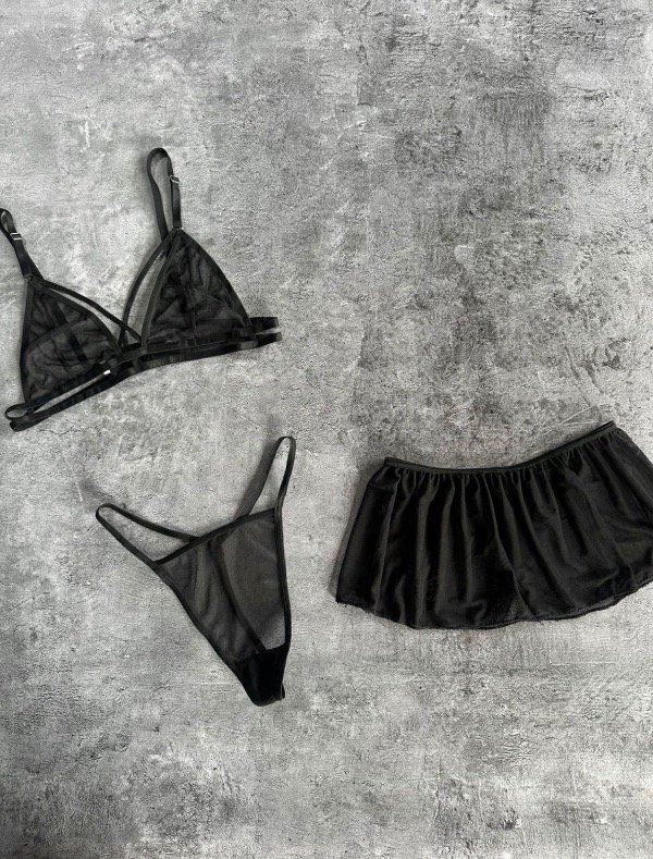 Producto - Set erótico mía rojo/blanco/negro - 1