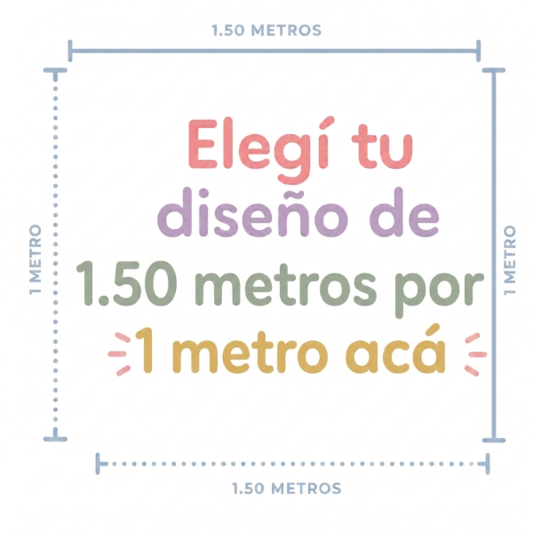 Producto - Telón a elección tamaño 1mt por 1.5 mt
