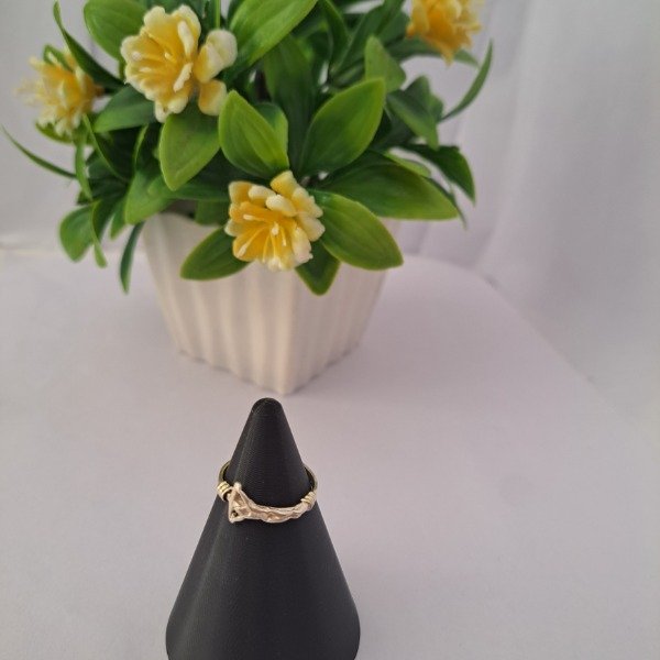 Producto - Anillo Crucifijo Plata y Oro - Código: 000116 - 1