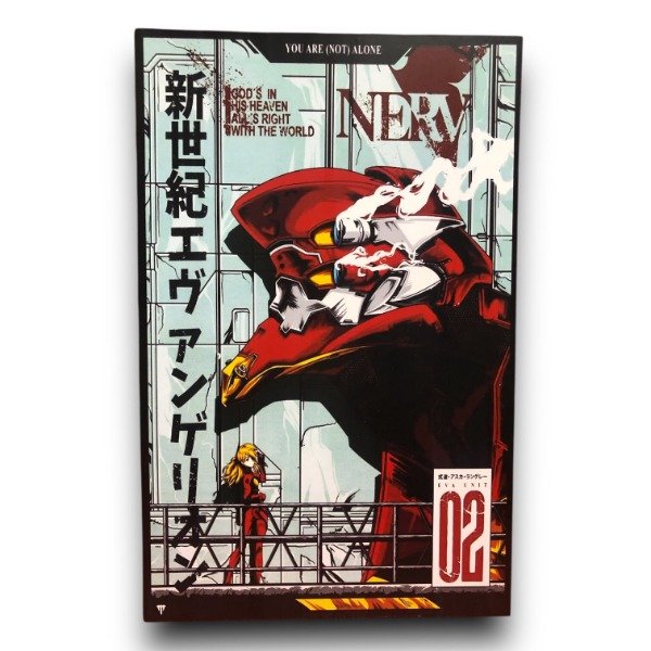 Producto - Cuadro Mural Cuadro Neon Genesis Evangelion Eva 02 - 0