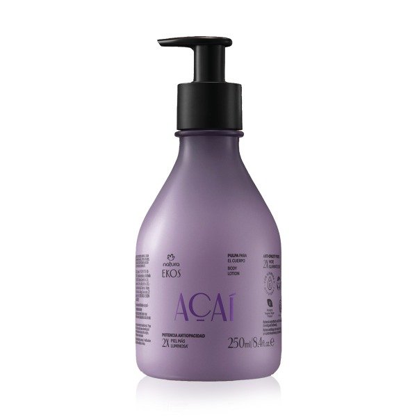 Producto - Pulpa corporal iluminadora Acaí 250ml (con partículas de brillo)