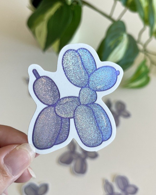 Producto - Sticker Arena UV - Perrito Globo