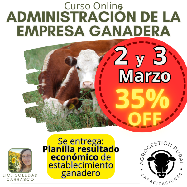 Producto - Curso online Administración de la Empresa Ganadera