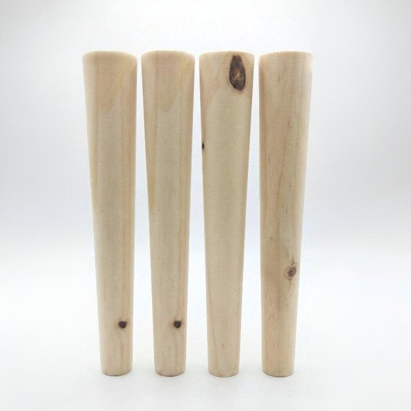 Producto - Pack 4 Patas en madera de Pino Taeda