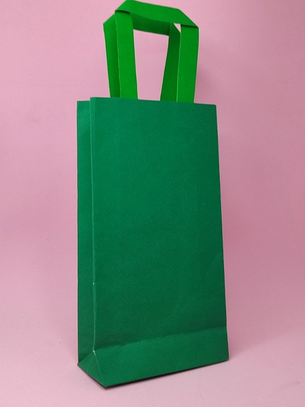 Producto - Bolsitas con manija verde oscuro