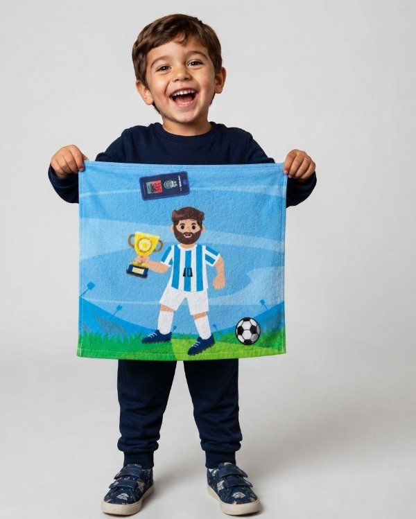 Producto - Toalla De Mano Para Niños Jardin Colegio Argentina Afa - 0