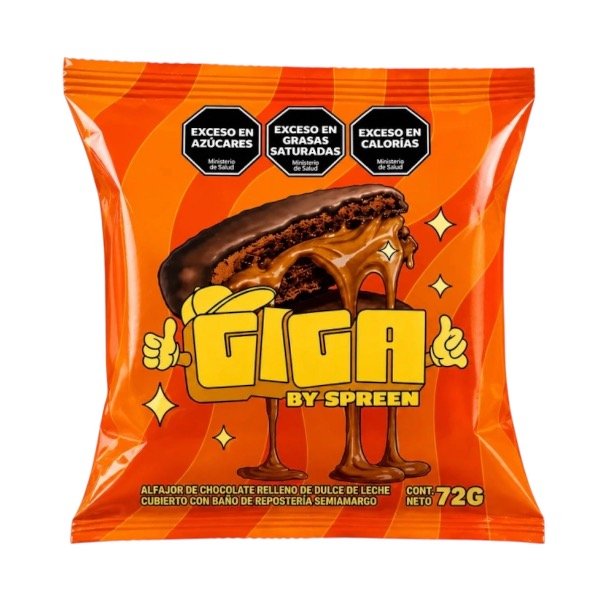 Producto - Alfajor GIGA by Spreen 72g