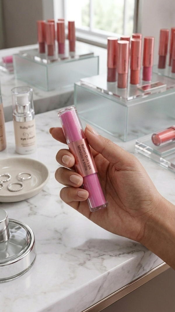 Producto - Labial Duo Lips Ruby Rose - Línea Feels #357