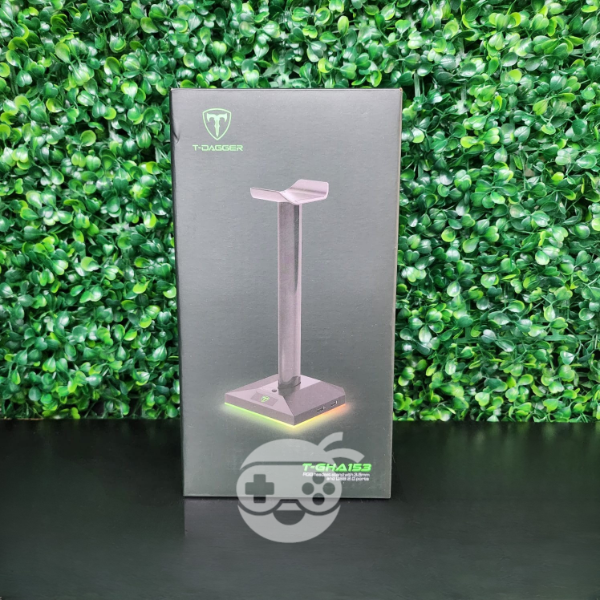 Producto - SOPORTE AURICULARES T-DAGGER RGB C/HUB USB