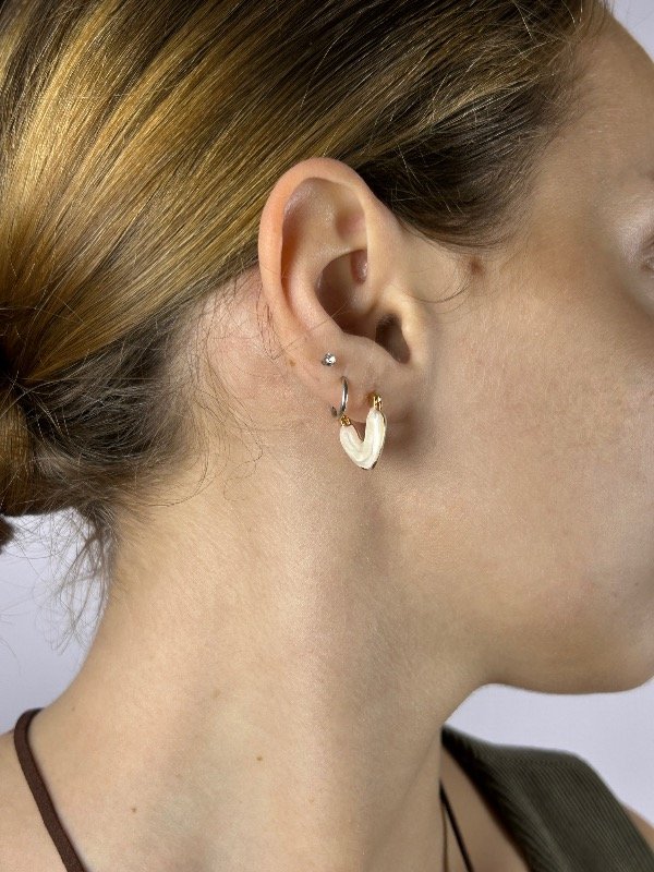 Producto - AROS DORADOS CORAZONES 3350