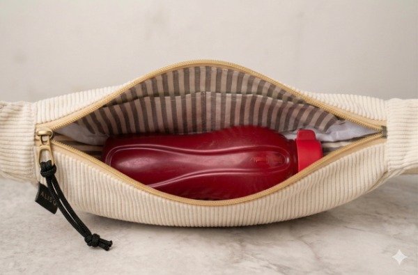 Producto - Riñonera media luna marfil - 3