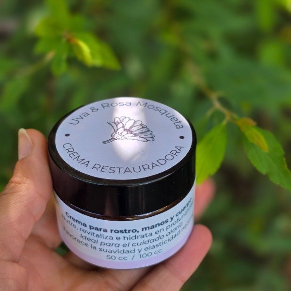 Producto - Crema Restauradora Pepitas de Uva y Rosa Mosqueta - 1