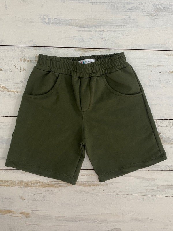 Producto - Bermuda rústica verde militar