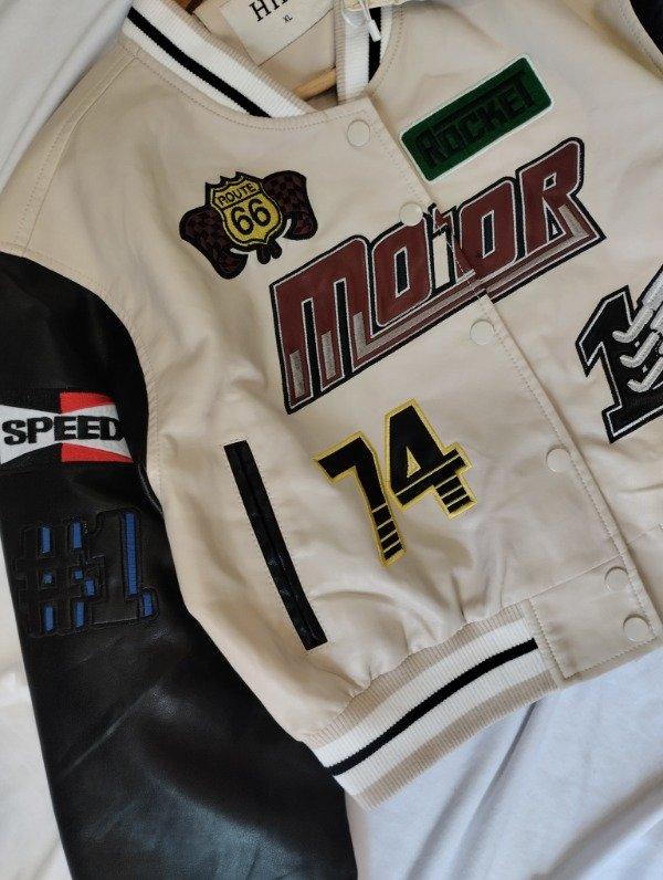 Producto - Campera Ecocuero Universitaria