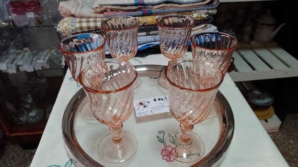 Producto - Copas vidrio francés salmón