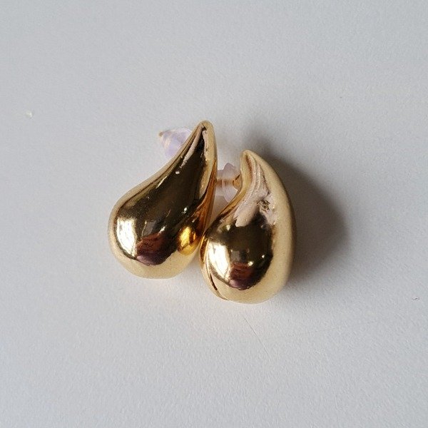 Producto - Aro gota dorada