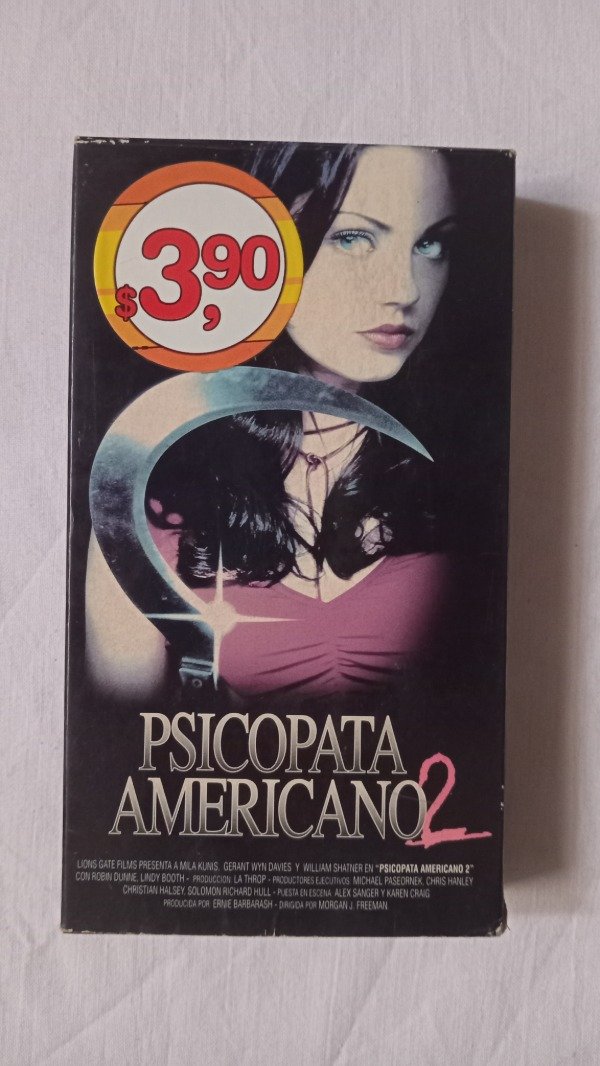 Producto - American Psycho 2: All American Girl. 2002, AVH / LK-TEL. Vhs. - 0