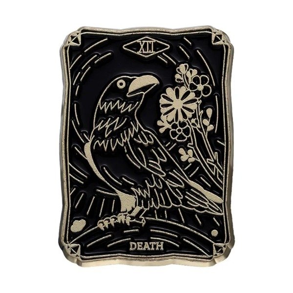 Producto - Pin Tarot Dorado Death