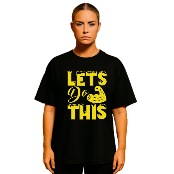 Producto - Remera Oversize Unisex Lets Do This