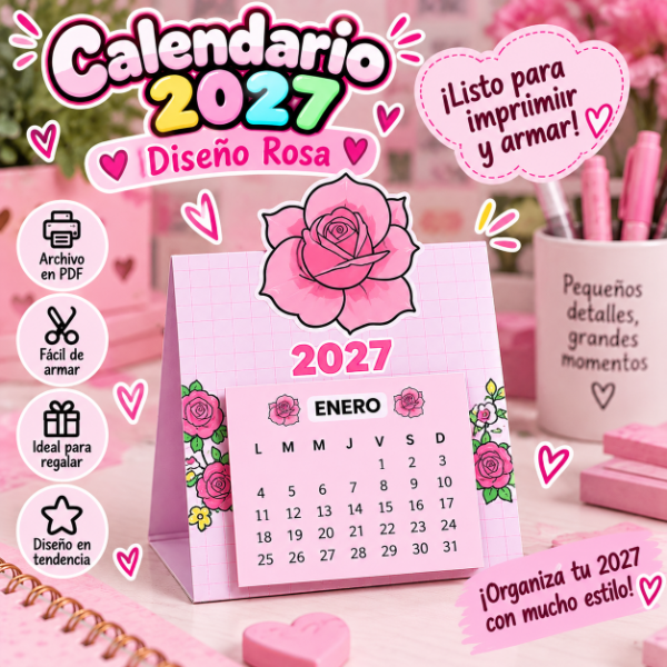 Producto - PACK CALENDARIOS 2027 CON 6 DISEÑOS - 6