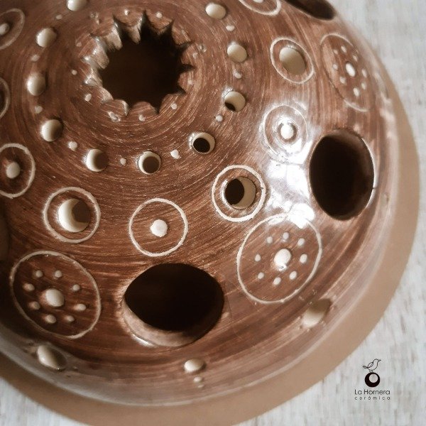 Producto - Fanal para velas con base de madera - 3