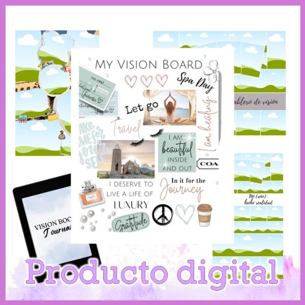 Producto - Vision Board Tablero De Visión Archivo digital