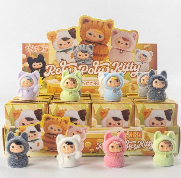 Producto - Llaveros Roly Poly Kitty sorpresa caja x12u