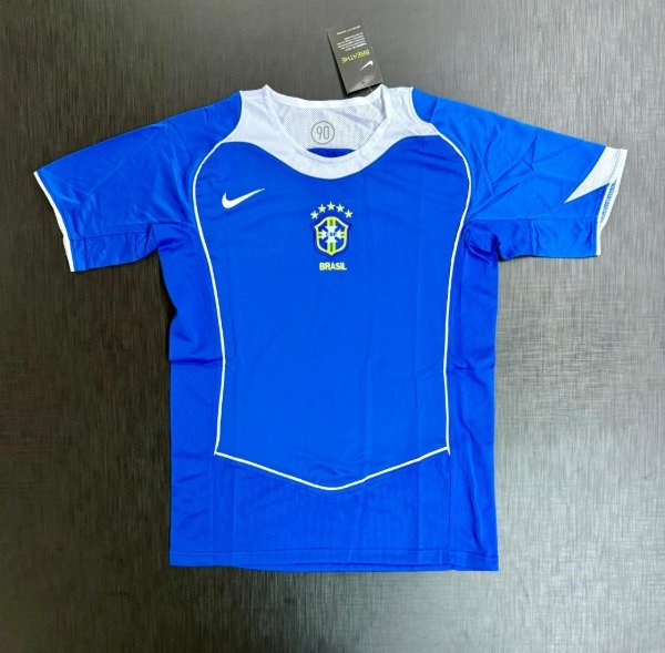 Producto - Camiseta RETRO Brasil 2004/05 Suplente Azul