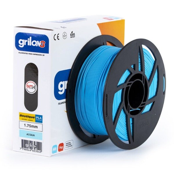 Producto - PLA+ Aqua 1.75 mm 1kg - Grilon3 Boutique
