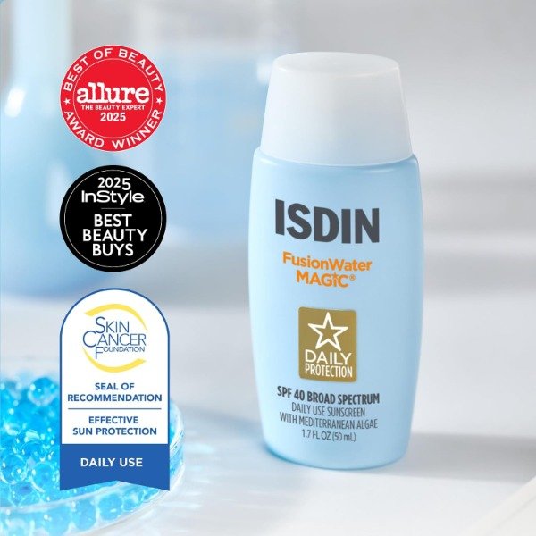 Producto - ISDIN Fusion Water MAGIC Lightweight Clear Face Sunscreen SPF 40 50ml - 1