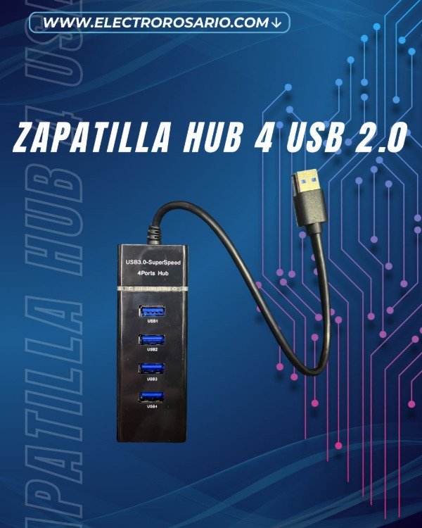 Producto - ZAPATILLA HUB 4 USB 2.0
