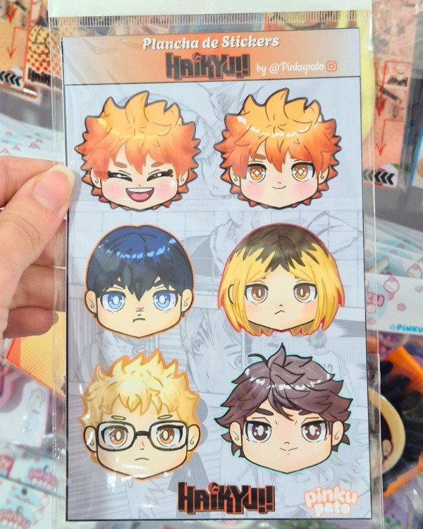 Producto - Plancha de stickers Haikyuu!! - 1