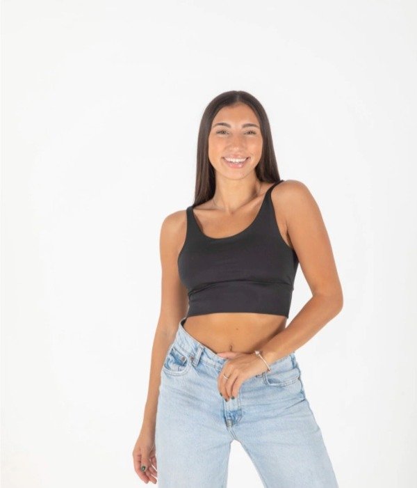 Producto - Top Deportivo Lycra Negro
