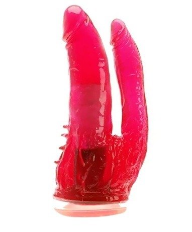 Producto - Dildo doble hot ventosa Sin Caja