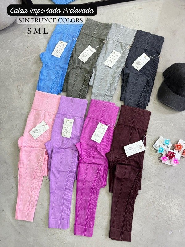 Producto - CALZA PRELAVADA COLORS - 1