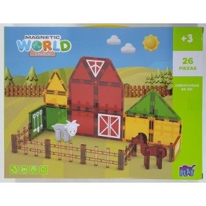 Producto - JUEGO MAGNETICO CABALLERIZA 26PZAS Código de Producto: 7639