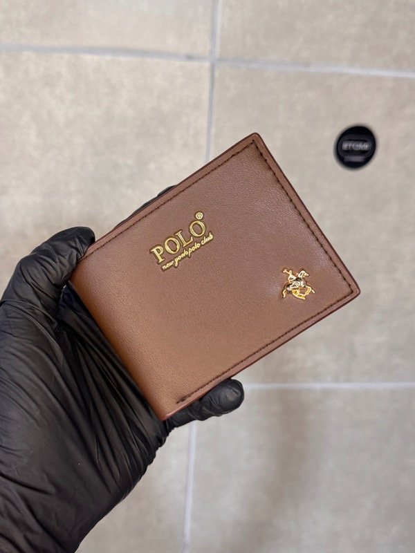 Producto - BILLETERA POLO MARRÓN (con caja)