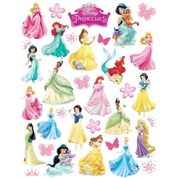 Producto - PLANCHAS A4 PREDISEÑADAS PRINCESAS DISNEY - TATUAJES TEMPORALES - 2