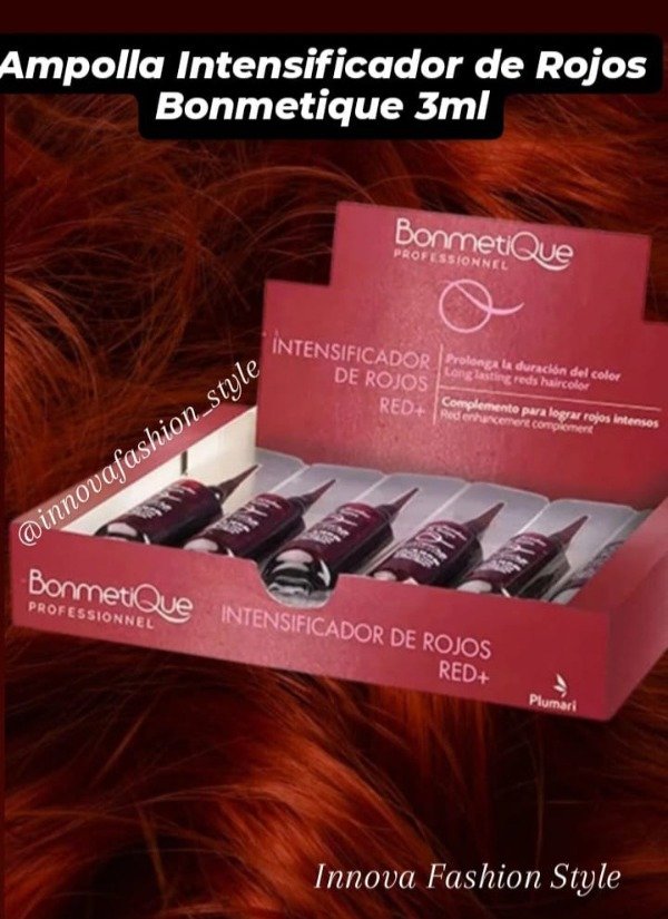 Producto - Ampolla Intensificador de Rojos  Bonmetique 3ml